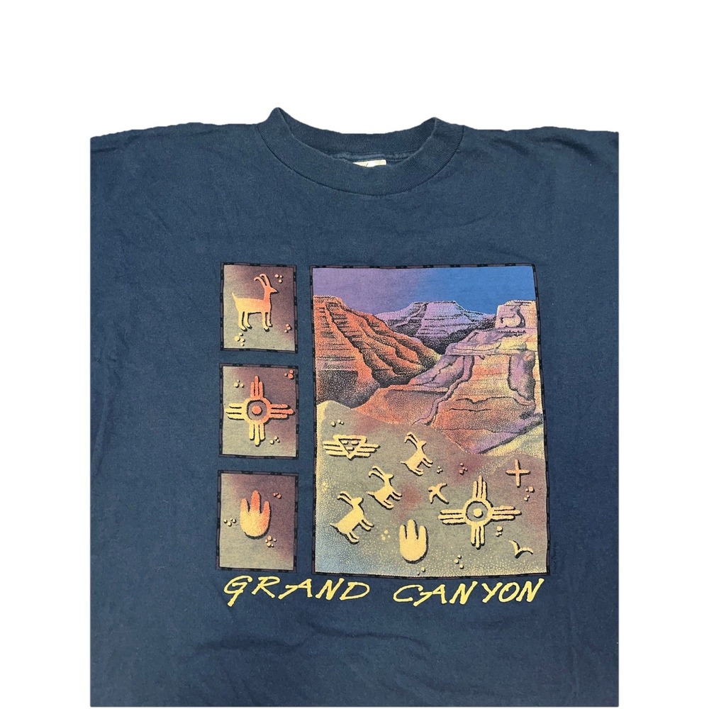 VTG‎ Y2K Fred Harvey Grand Canyon Graphic T Shirt Size XL Made In USA